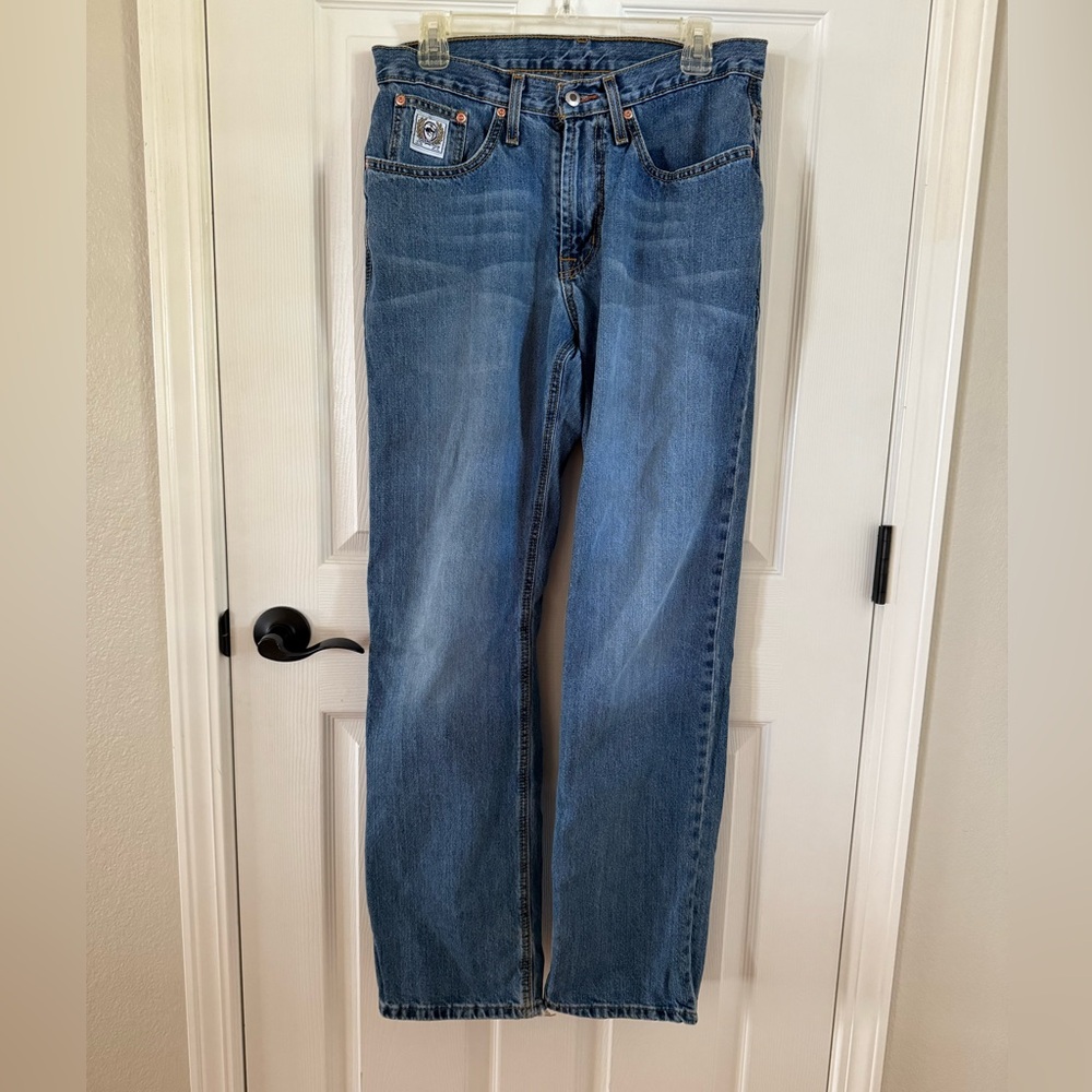 Men’s cinch white label bootcut light denim pants jeans relaxed fit 30x32 30 32